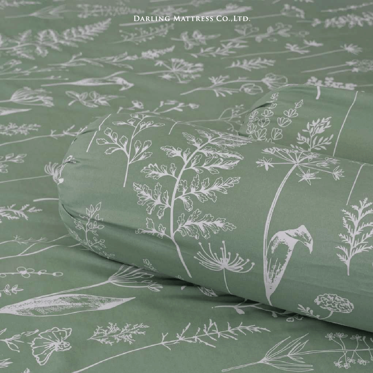 ชุดผ้าปูผ้านวม 5 ฟุต DARLING MATTRESS รุ่นลายดอกไม้ ลายสปริงฟิลด์_4